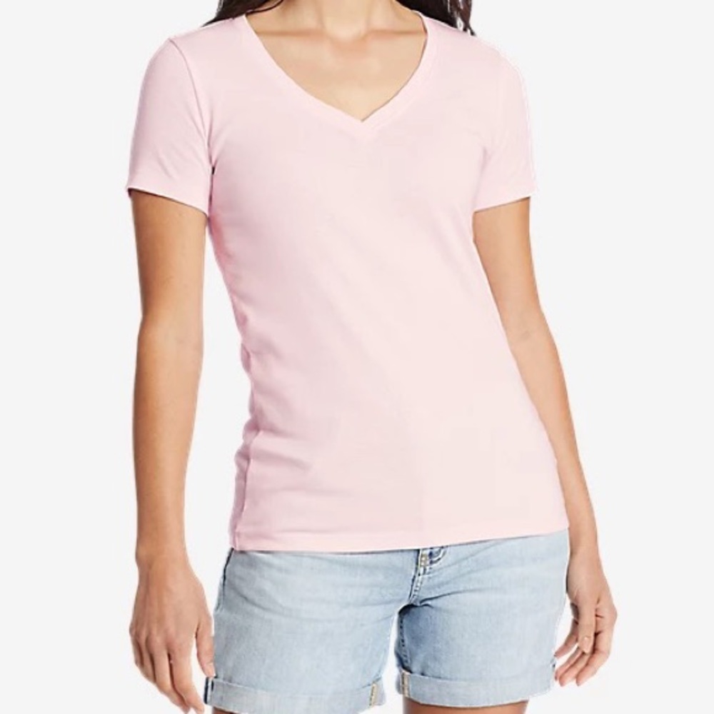 NEW! Eddie Bauer Short-Sleeve V-Neck T-Shirt (size L and XL)